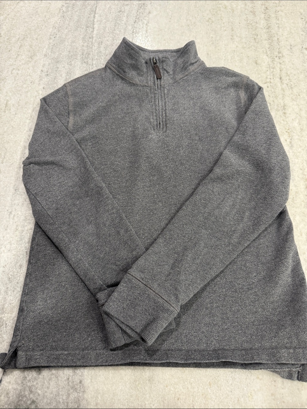 Crewcuts Charcoal Gray Half-Zip Pullover